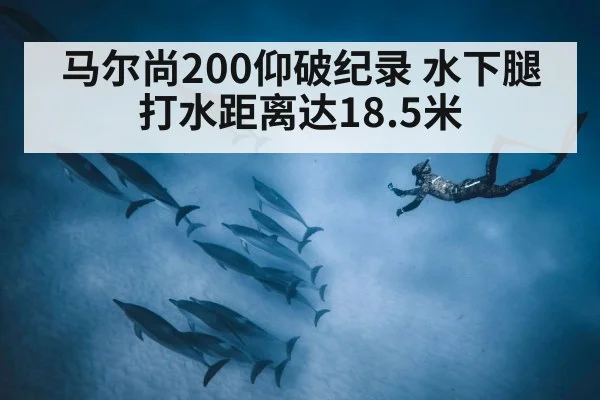 马尔尚200仰破纪录 水下腿打水距离达18.5米